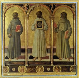 Three Franciscan Saints — Domenico Di Michelino