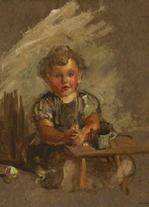 Study For 'the Widower' — Samuel Luke Fildes