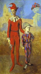 Akrobat Und Junger Harlekin — Pablo Picasso