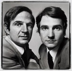 François Truffaut And Jean Pierre Leaud, Film Director And Actor, Paris — Richard Avedon