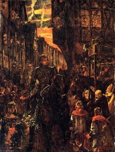 Einzug Friedrich Des Siegreichen In Heidelberg — Wilhelm Trübner