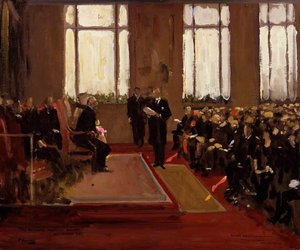 Opening Of The Lord Duveen Annexe To The National Portrait Gallery — Джон Лавері