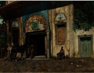 The Ottoman Portico — Alberto Pasini
