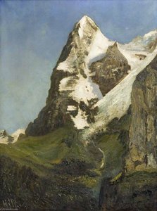 The Eiger, Near Murren — Henry Joseph Wood