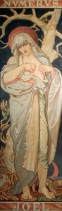 Stained Glass Design, Joel — Frederick James Shields