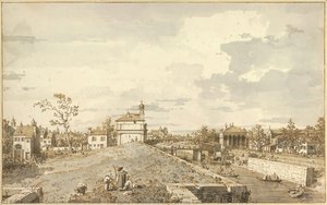 La Porta Portello Con El Canal Brenta En Padua, 1740-1743 — Giovanni Antonio Canal
