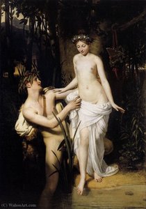 A Girl From The River Scamander Find Nymph Or Bath And Fauna — Joseph Désiré Court