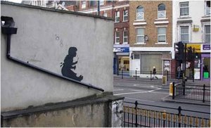 Bubble Girl — Banksy