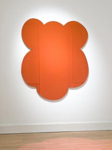 Monkey (rosso-arancione) — Jeff Koons