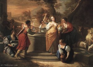 Rebecca At The Well — 베네데토 루티