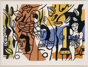 The Two Women, Two Sisters — Fernand Léger