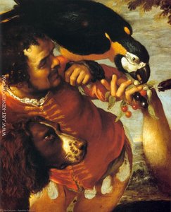 Hairy Harry, Mad Peter And Tiny Amon (detail) — Agostino Carracci