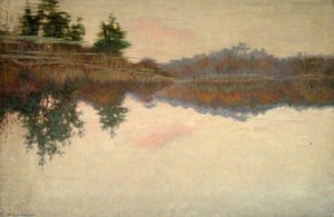 View Over A Pool — Byron Cooper