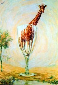 The Glass Bathroom — René Magritte