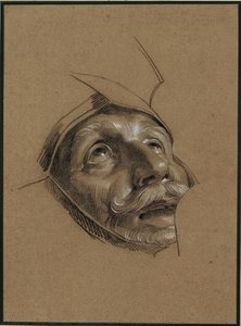 Head Of The Matignon Warrior, Study For The — Charles-simon Pradier, François Gérard