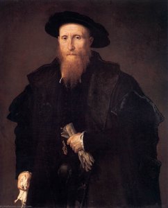 Portrait Of A Gentleman With Gloves — Lorenzo Lotto