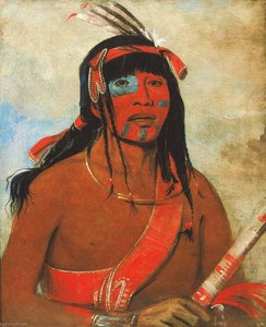 O Tá Wah, The Ottaway, A Warrior — George Catlin