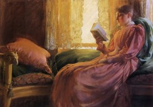 Girl Reading — Charles Courtney Curran