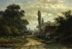 On The Outskirts Of A Dutch Town — Abraham Hulk Senior