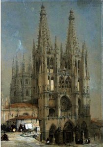 Burgos Cathedral, Spain — David Roberts