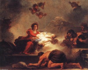 Adorazione Dei Pastori — Jean-honoré Fragonard