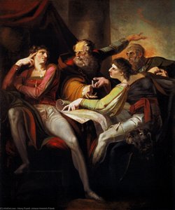 Hotspur, Glendower, Mortimer And Worcester Disputing The Division Of England — Johann Heinrich Füssli