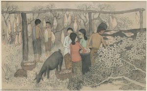 Drying Salted Fish — Cheong Soo Pieng