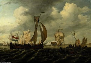 Gesigt Op Amsterdam — Johannes Hermanus Koekkoek