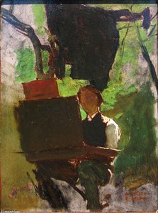 Schilder Aan Het Werk — Jacob Henricus Maris