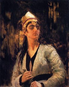 Woman With A Dagger — Ilya Yefimovich Repin