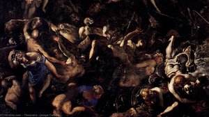 Il Giudizio Universale (dettaglio) — Jacopo Tintoretto