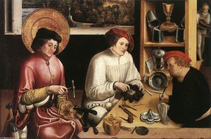 St Eligius In The Workshop — Niklaus Manuel