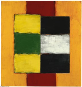 Green Yellow Figure — Sean Scully