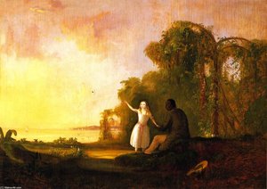 Uncle Tom And Little Eva — Duncanson Robert Seldon