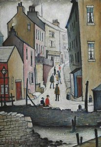 An Old Street — Laurence Stephen Lowry