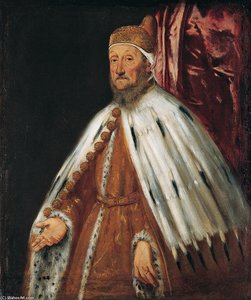 Portrait Of Doge Pietro Loredan — Jacopo Tintoretto