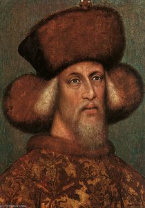 Portrait Of The Emperor Sigismund, Parchm — Pisanello