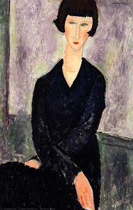 Das Schwarze Kleid — Amedeo Modigliani