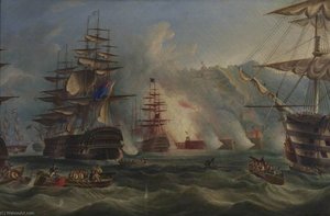 Bombardment Of Algiers — Richard Ball Spencer