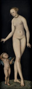Venus Con Cupido Como Ladrón De Miel — Lucas Cranach El Viejo