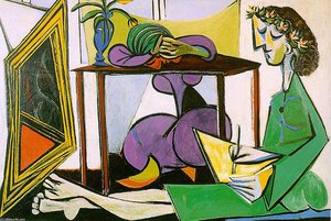 Interior With Girl Drawing — Pablo Picasso