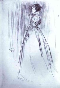 The Velvet Dress — James Abbott Mcneill Whistler