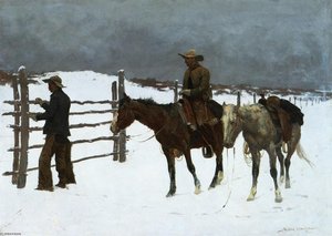 The Fall Of The Cowboy — Frederic Remington