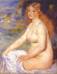 Blondá Sprchola — Pierre-auguste Renoir