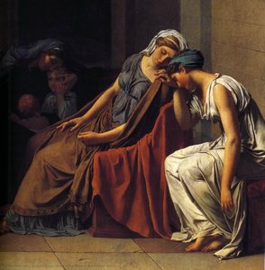 Horatiers Ed (detalj) — Jacques-louis David
