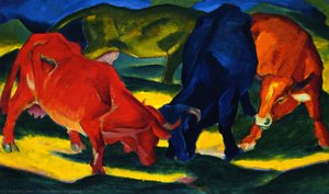Fighting Cows — Franz Marc