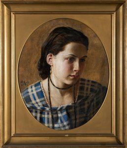 Portrait Of Vilhelmine Erichsen — Peder Henrik Kristian Zahrtmann