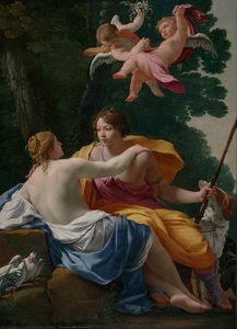Venus A Adonis — Simon Vouet