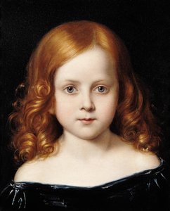 Portrait Of The Artist's Daughter — Charles West Cope