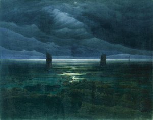 Tengerpart A Holdfényben — Friedrich Caspar David